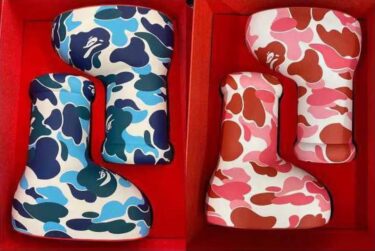 【2024 S/S】A BATHING APE x MSCHF Big Red Boot “Camo” (ア ベイシング エイプ ミスチーフ ビッグ レッド ブーツ “カモ”)