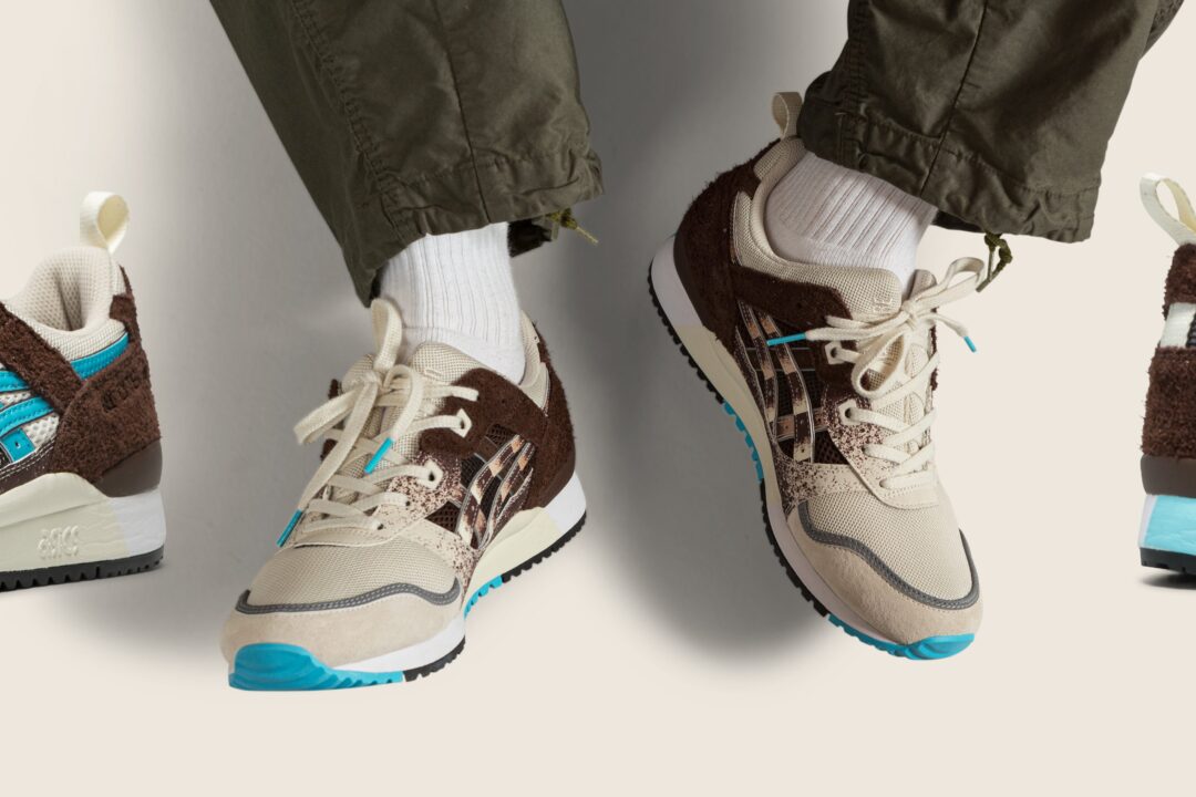 【10/27、11/4 発売予定】UP THERE × ASICS GELLYTE III “Kookaburra” (アップゼア アシックス ゲルライト 3 “ワライカワセミ”) [1201A970.100]