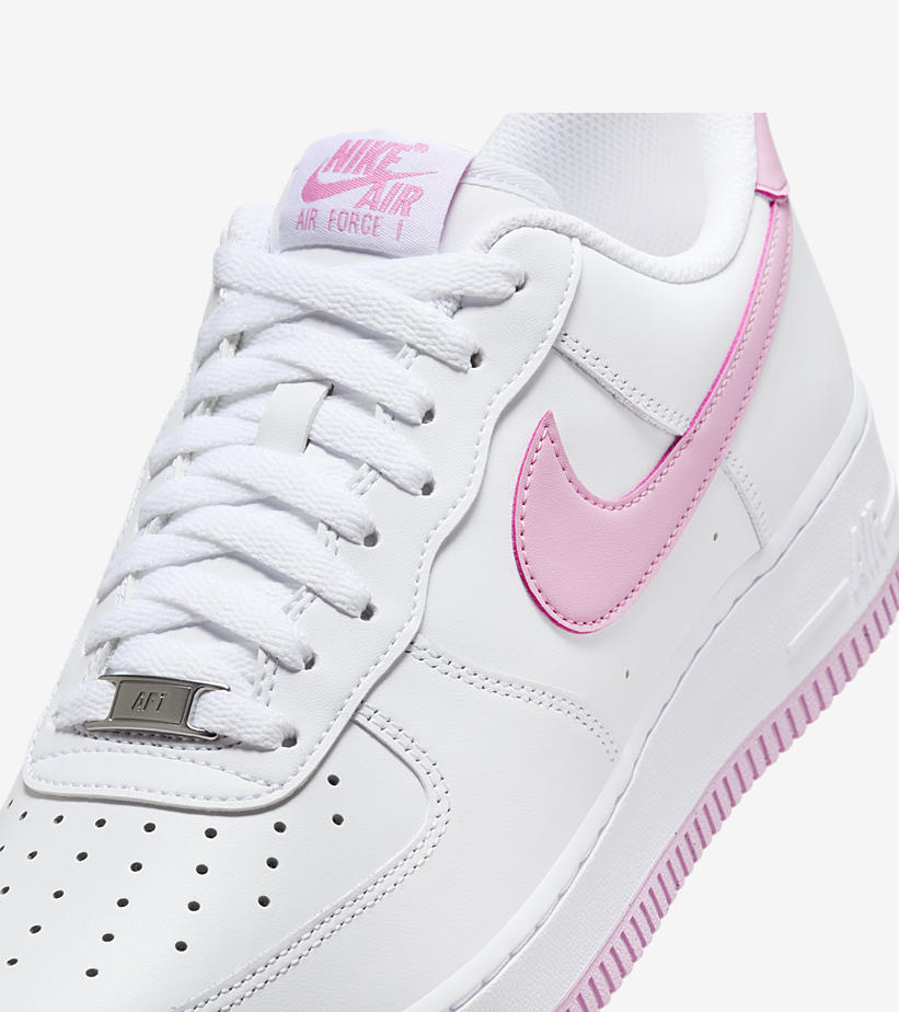 【国内 1/7 発売】ナイキ エア フォース 1 ロー “ホワイト/ピンク” (NIKE AIR FORCE 1 LOW “White/Pink”) [FJ4146-101]