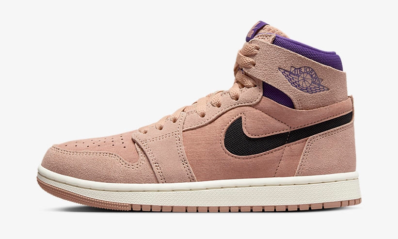 【国内 10/31 発売】ナイキ ウィメンズ エア ジョーダン 1 ハイ ズーム 2 “タン/パープル” (NIKE WMNS AIR JORDAN 1 HIGH ZOOM CMFT 2 “Tan/Purple”) [DV1305-200]