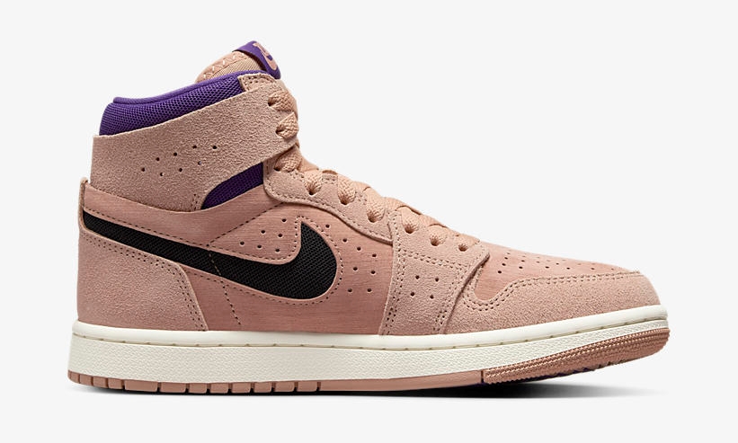 【国内 10/31 発売】ナイキ ウィメンズ エア ジョーダン 1 ハイ ズーム 2 “タン/パープル” (NIKE WMNS AIR JORDAN 1 HIGH ZOOM CMFT 2 “Tan/Purple”) [DV1305-200]