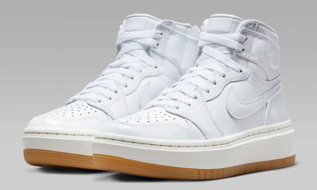 海外発売！ナイキ ウィメンズ エア ジョーダン 1 エレベート ハイ “ホワイト/セイル/ガム” (NIKE WMNS AIR JORDAN 1 ELEVATE HIGH “White/Sail/Gum Light Brown”) [FB9894-100]