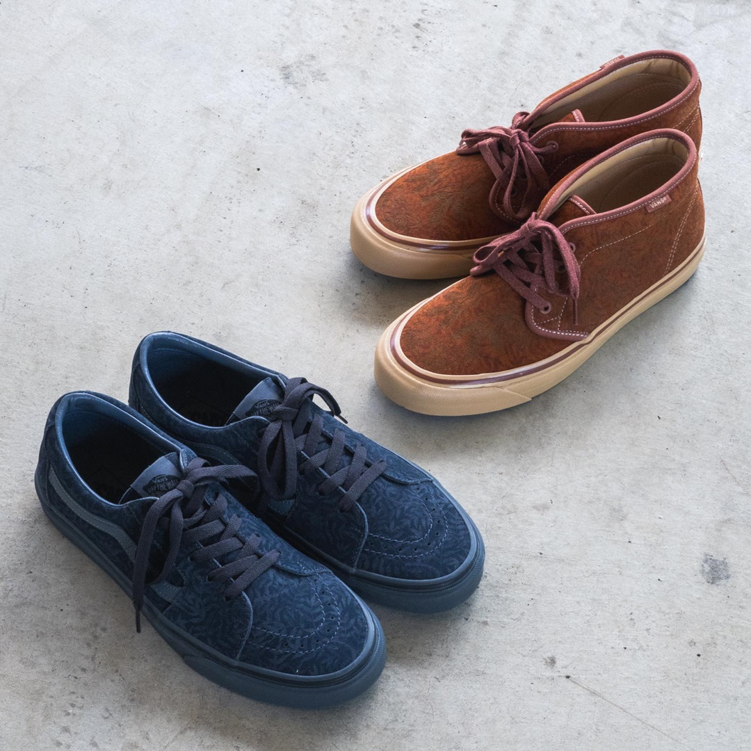 植物柄がプリントされたVANS × WHITE MOUNTAINEERING コラボ “SK8-LOW/CHUKKA 49 DX”が10/28 発売 (バンズ ホワイトマウンテニアリング)