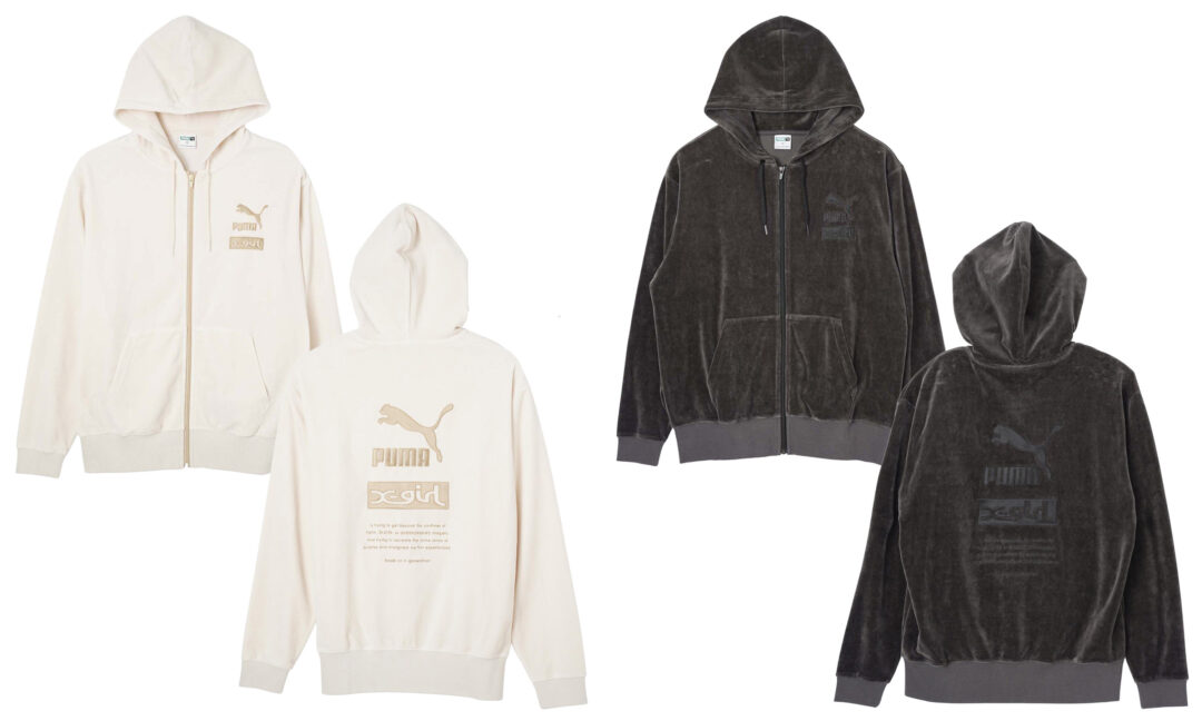 X-girl × PUMA コラボ SUEDE CLASSIC XXIとベロアフーディが11/3 発売 (エックスガール プーマ スエード)