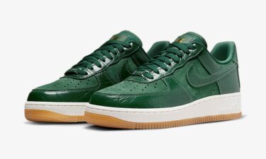 【国内 12/18 発売】ナイキ エア フォース 1 ロー “グリーンパテントクロコ” (NIKE AIR FORCE 1 LOW “Green Patent Croc”) [DZ2708-300]