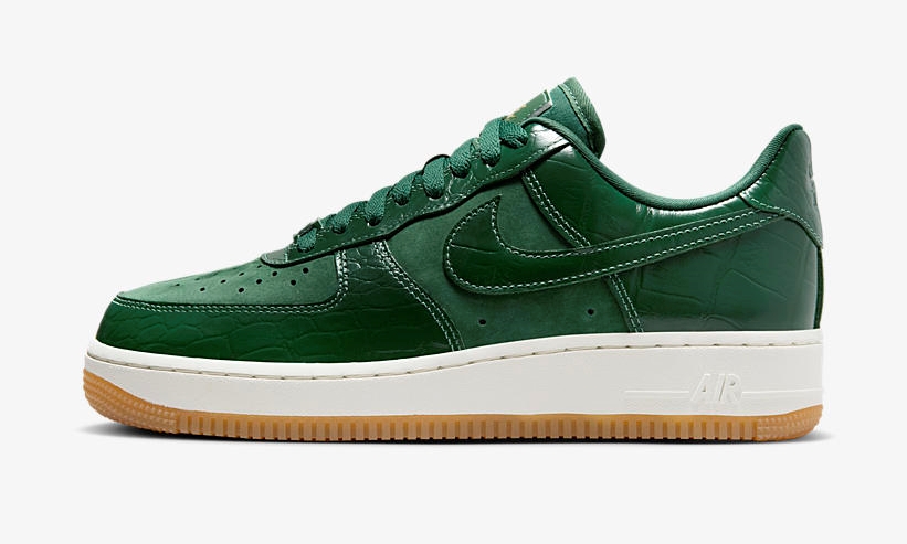 【国内 12/18 発売】ナイキ エア フォース 1 ロー “グリーンパテントクロコ” (NIKE AIR FORCE 1 LOW “Green Patent Croc”) [DZ2708-300]