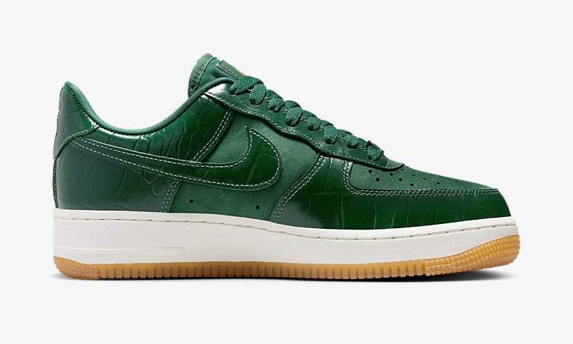 【国内 12/18 発売】ナイキ エア フォース 1 ロー “グリーンパテントクロコ” (NIKE AIR FORCE 1 LOW “Green Patent Croc”) [DZ2708-300]