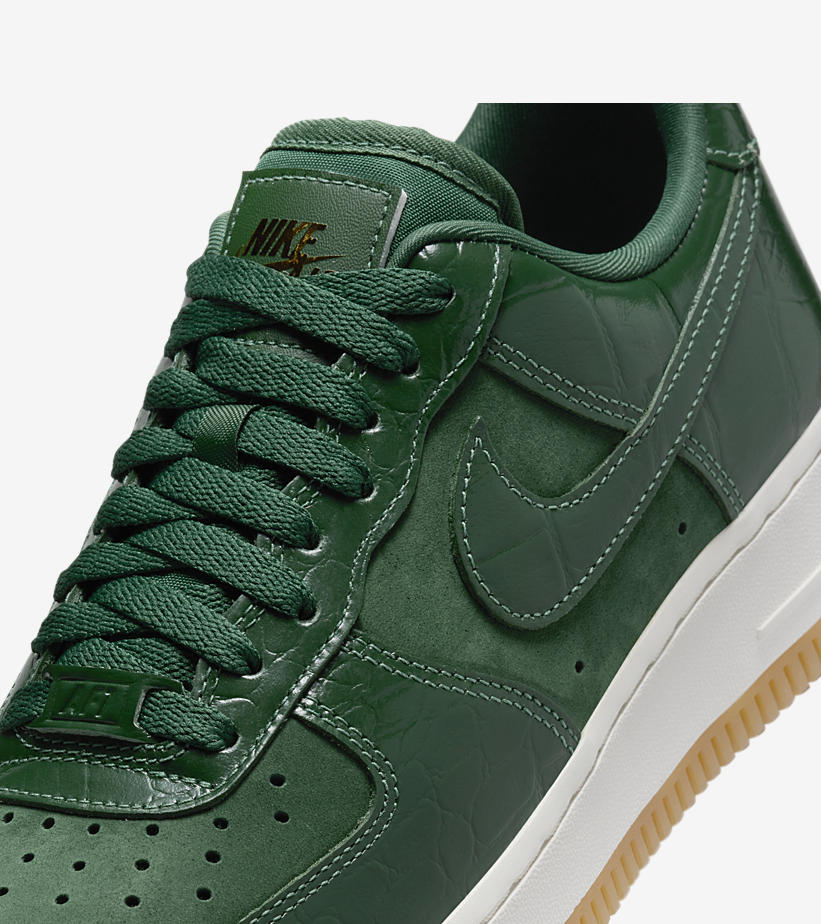 【国内 12/18 発売】ナイキ エア フォース 1 ロー “グリーンパテントクロコ” (NIKE AIR FORCE 1 LOW “Green Patent Croc”) [DZ2708-300]