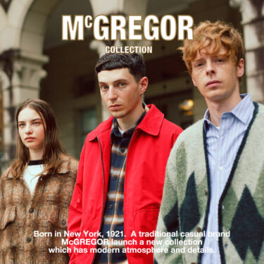 FREAK’S STORE限定展開の新レーベル「McGREGOR COLLECTION／マックレガーコレクション」2023 FALL＆WINTERがデビュー (フリークスストア)