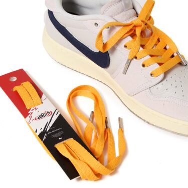 【10/26 20:00 数量限定発売】Fullress × KicksWrap 別注 “The Shoelaces / Union Yellow” がオンラインにて発売 (キックスラップ)