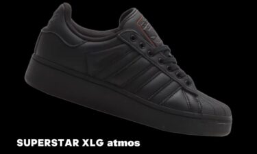 【国内 10/21 発売】atmos × adidas Originals SUPERSTAR XLG “Black” (アトモス アディダス オリジナルス スーパースター “ブラック”) [IF6290]