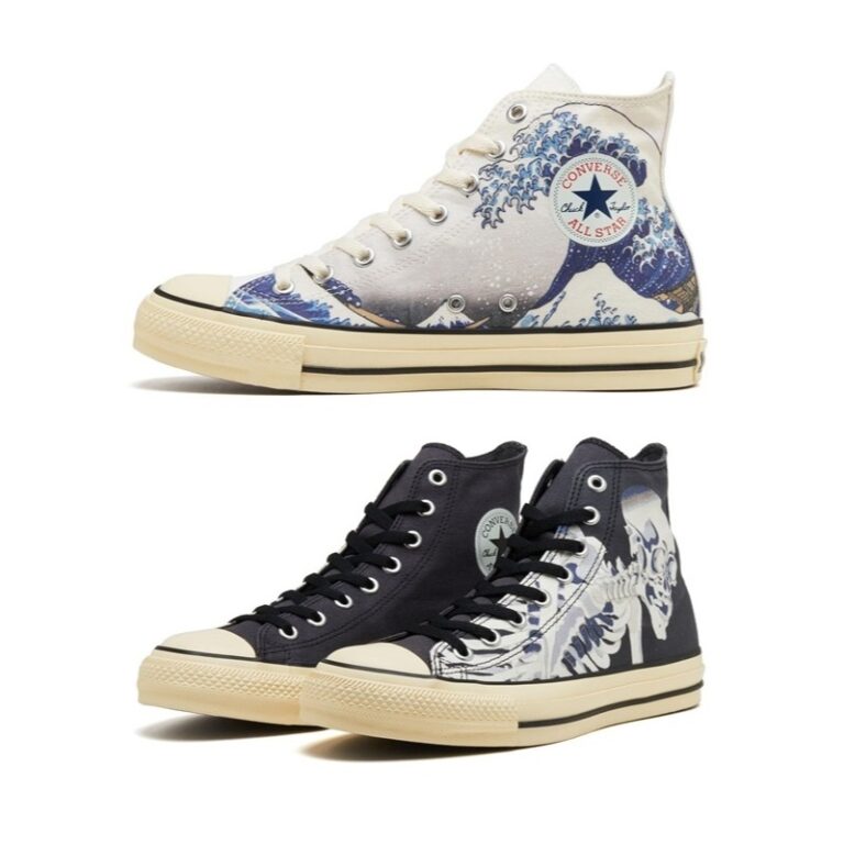 国内 11/7 発売】葛飾北斎や歌川国芳の代表作をプリントした CONVERSE 