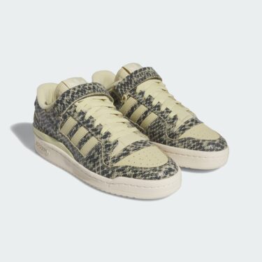 【発売予定】アディダス オリジナルス フォーラム 84 ロー "スネークスキン/サンディーベージュ" (adidas Originals FORUM 84 LOW "Snake Skin/Sandy Beige") [IE7212]