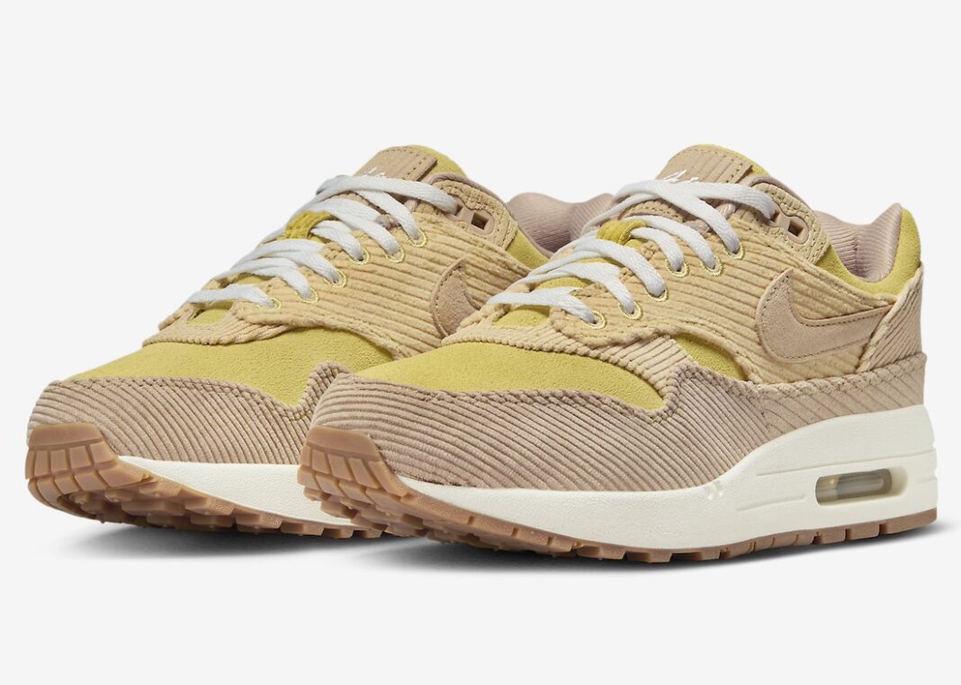 【国内 11/9 発売】ナイキ ウィメンズ エア マックス 1 SE “コーデュロイ/バフゴールド” (NIKE WMNS AIR MAX 1 SE “Corduroy/Buff Gold”) [FB8451-700]