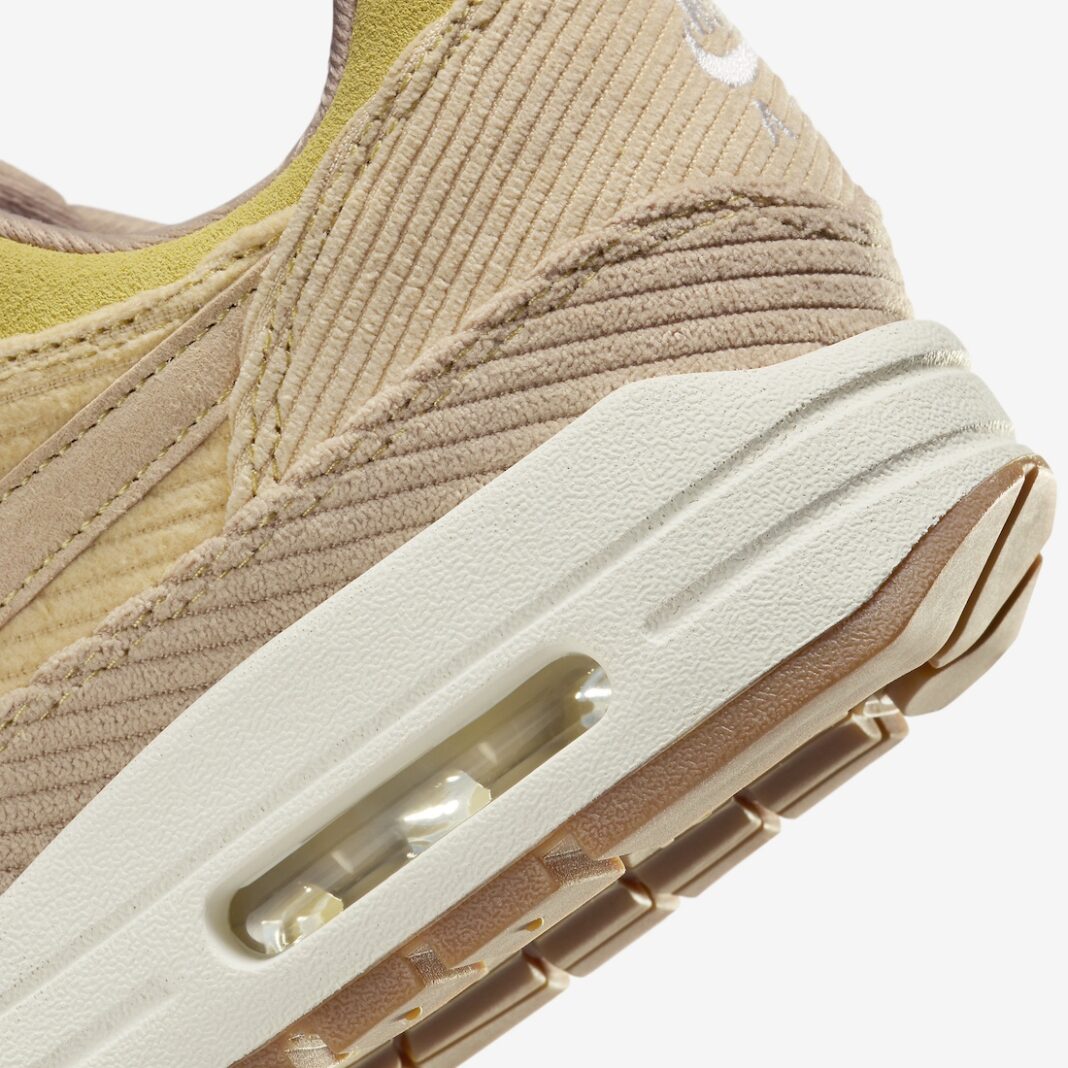 【国内 11/9 発売】ナイキ ウィメンズ エア マックス 1 SE “コーデュロイ/バフゴールド” (NIKE WMNS AIR MAX 1 SE “Corduroy/Buff Gold”) [FB8451-700]