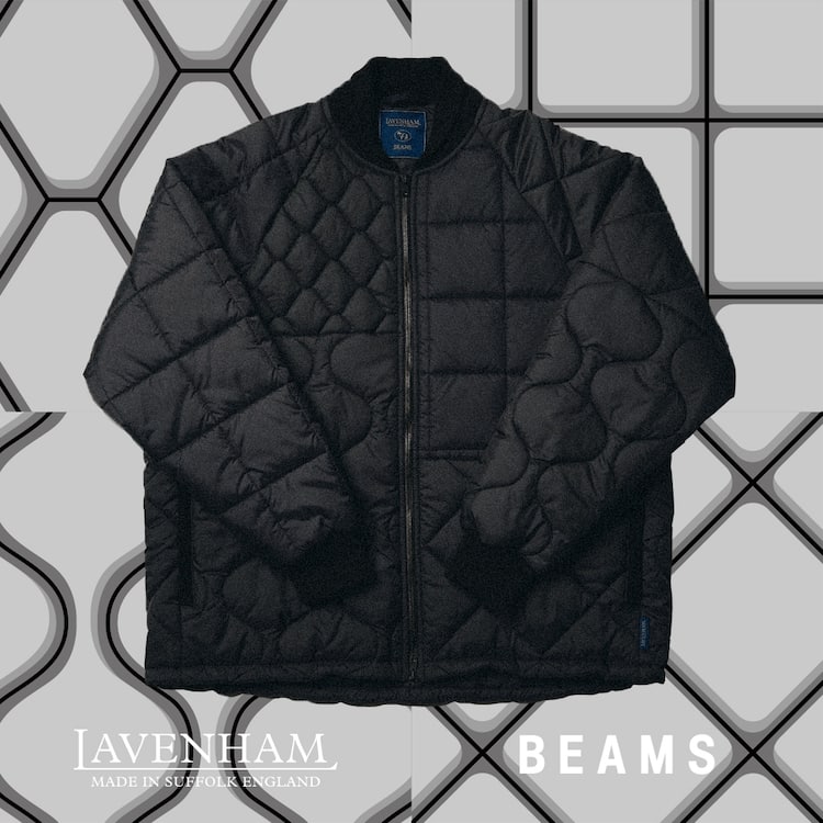 BEAMS × LAVENHAM コラボ第3弾からクレイジーパターンのキルティングジャケットが発売 (ビームス ラベンハム)