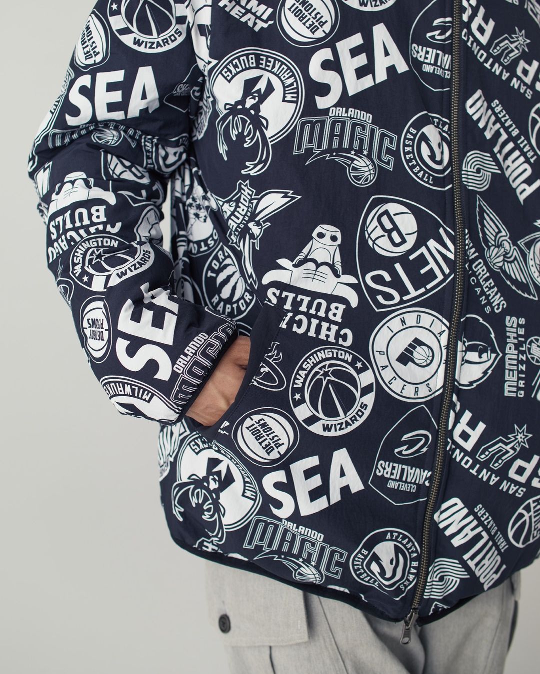 【11/14 発売】WIND AND SEA × NBA Mix series “NBA REVERSIBLE FLEECE” (ウィンダンシー エヌビーエー 2023年 秋冬)