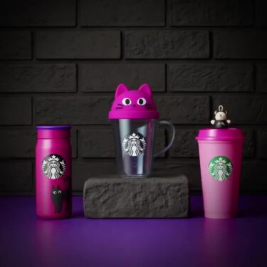 【Starbucks】ハロウィン 2023 マグキャット クリアポーチ