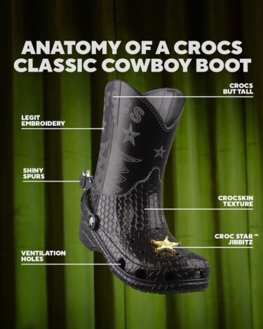 10月23日のクロックスの日にcrocs クラシック カウボーイ ブーツが発売 (クロックス Classic Cowboy Boot)