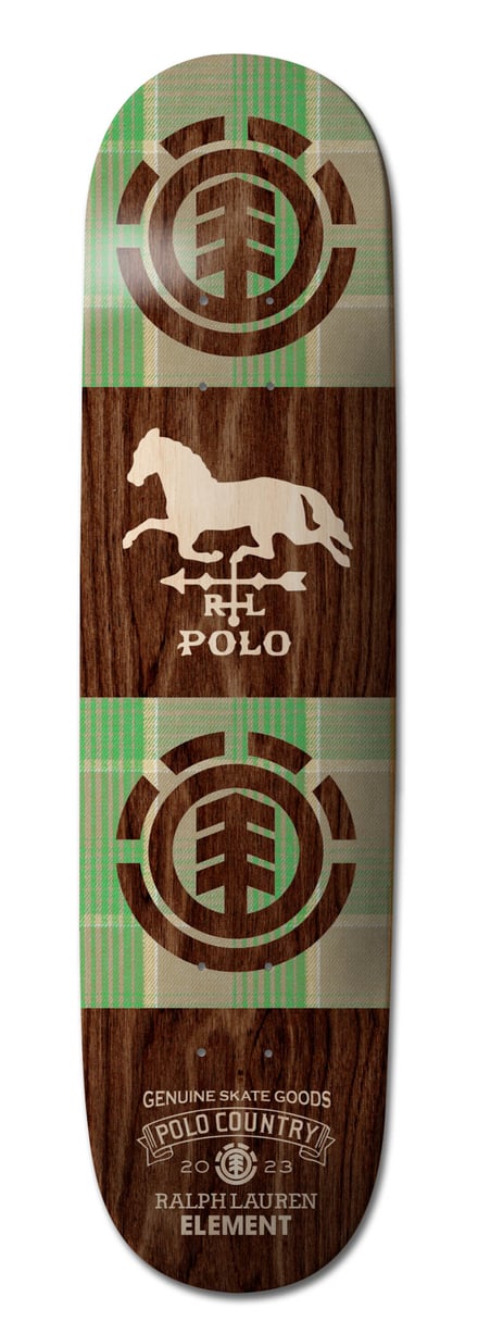 ポロ ラルフローレン × エレメント スケートボード コラボからアパレルとスケートボードなどが10/6 発売 (POLO RALPH LAUREN Element Skateboards)