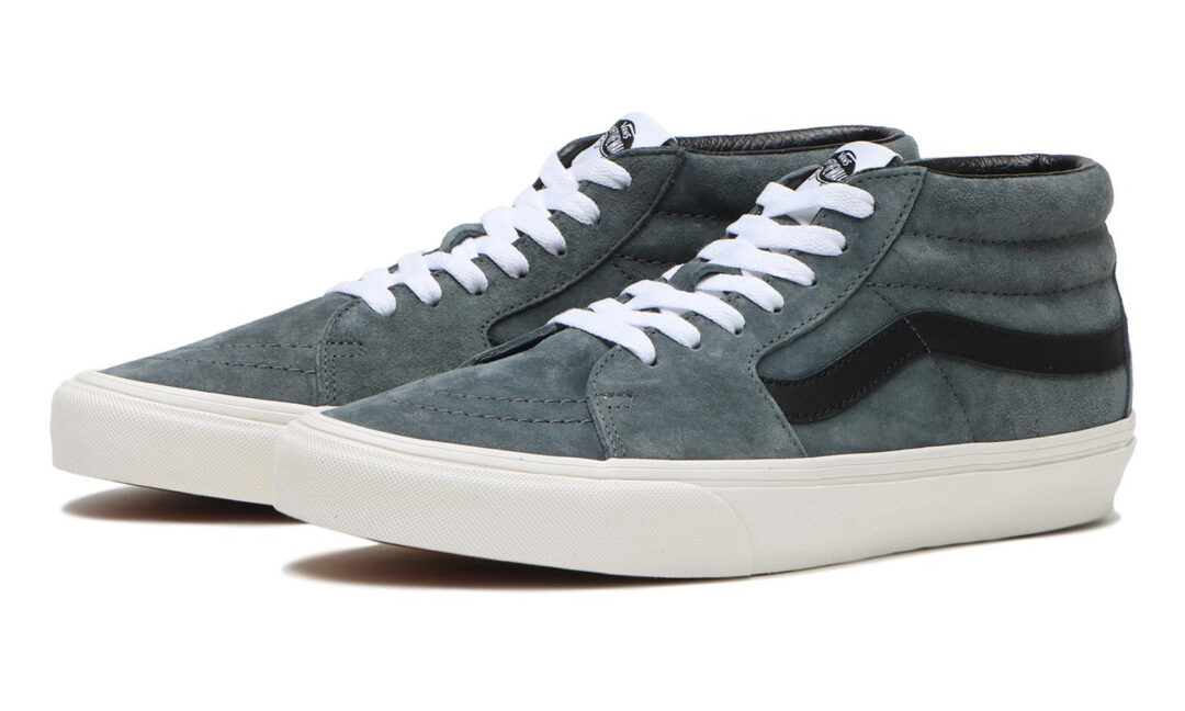 【10/17 発売】VANS SK8-MID “PIG SUEDE 2-TONE UTILITY TURBULENCE” (バンズ スケートミッド “ピッグスエード/グレー”)