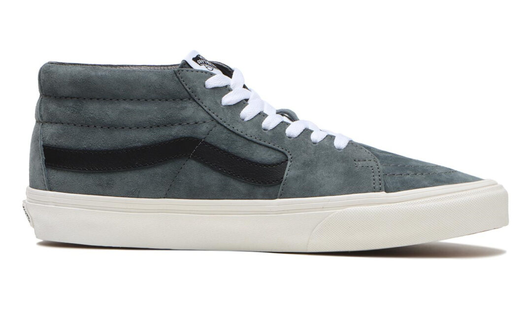 【10/17 発売】VANS SK8-MID “PIG SUEDE 2-TONE UTILITY TURBULENCE” (バンズ スケートミッド “ピッグスエード/グレー”)