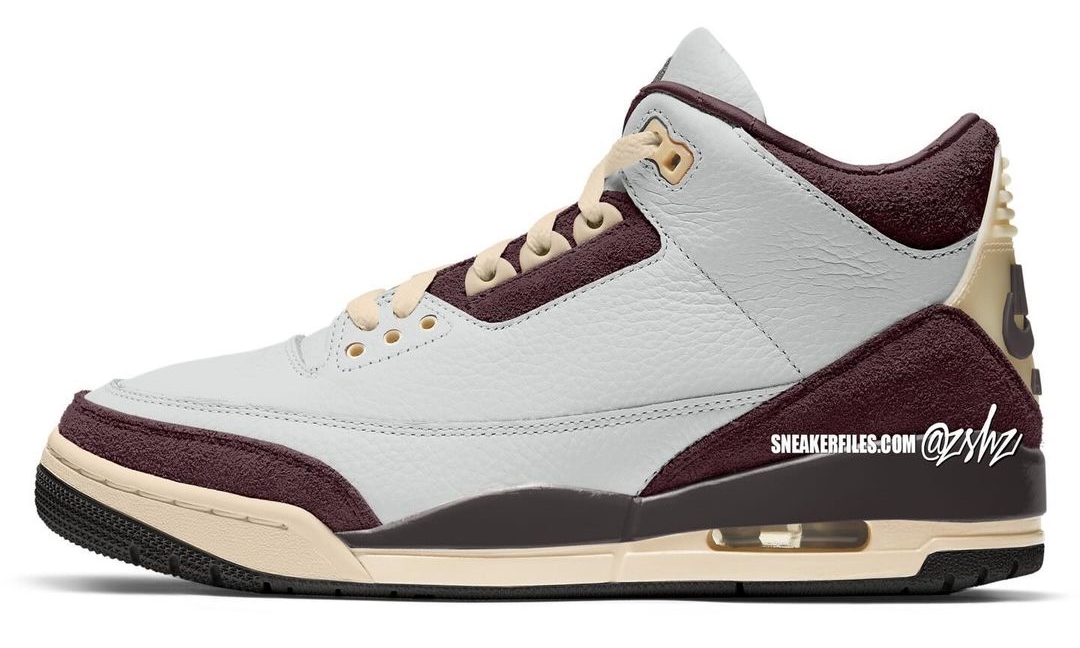 【国内 2024年 8/27 発売】A Ma Maniére × NIKE WMNS AIR JORDAN 3 OG SP “Black/Burgundy Crush” (ア マ マニエール ナイキ ウィメンズ エア ジョーダン 3 OG SP “ブラック/バーガンディクラッシュ”) [FZ4811-001/FZ4811-100]