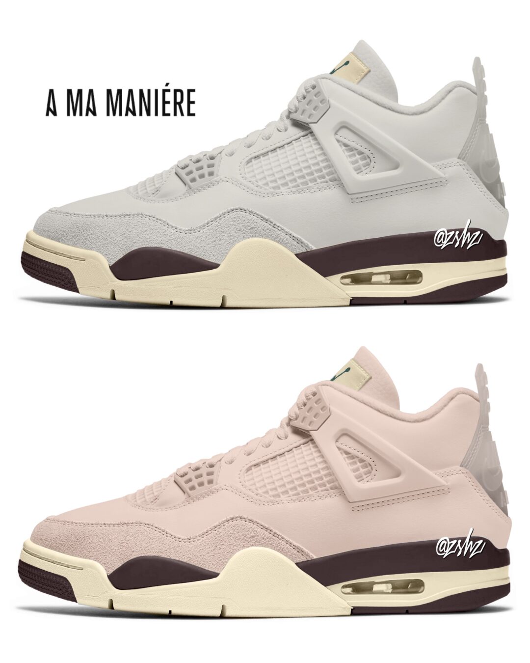 【2024年 9/19、9/28 発売予定】A Ma Maniére × NIKE WMNS AIR JORDAN 4 OG SP “Phantom/Fossil Stone” (ア マ マニエール ナイキ ウィメンズ エア ジョーダン 4 OG SP) [FZ4810-001/FZ4810-200]