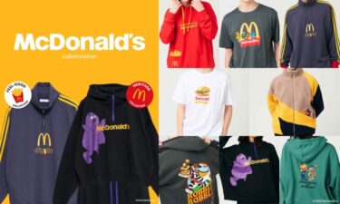【第3弾】マクドナルドのキャラクターをデザインした、グラニフコラボアイテムが10/31 発売 (graniph McDonald's)