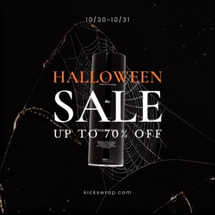 KicksWrapにて”最大70%OFF”の「ハロウィンSALE」が10/31 23:59 まで開催 (キックスラップ)