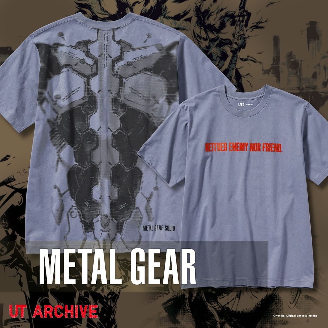 メタルギアシリーズ生誕35周年を迎えた、UNIQLO UT 復刻Tシャツが2024年 1/22 発売 (ユニクロ METAL GEAR SOLID)