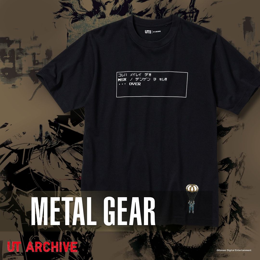 メタルギアシリーズ生誕35周年を迎えた、UNIQLO UT 復刻Tシャツが2024年 1/22 発売 (ユニクロ METAL GEAR SOLID)