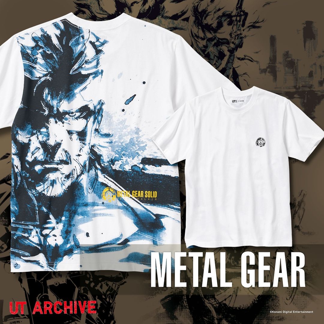 メタルギアシリーズ生誕35周年を迎えた、UNIQLO UT 復刻Tシャツが2024年 1/22 発売 (ユニクロ METAL GEAR SOLID)