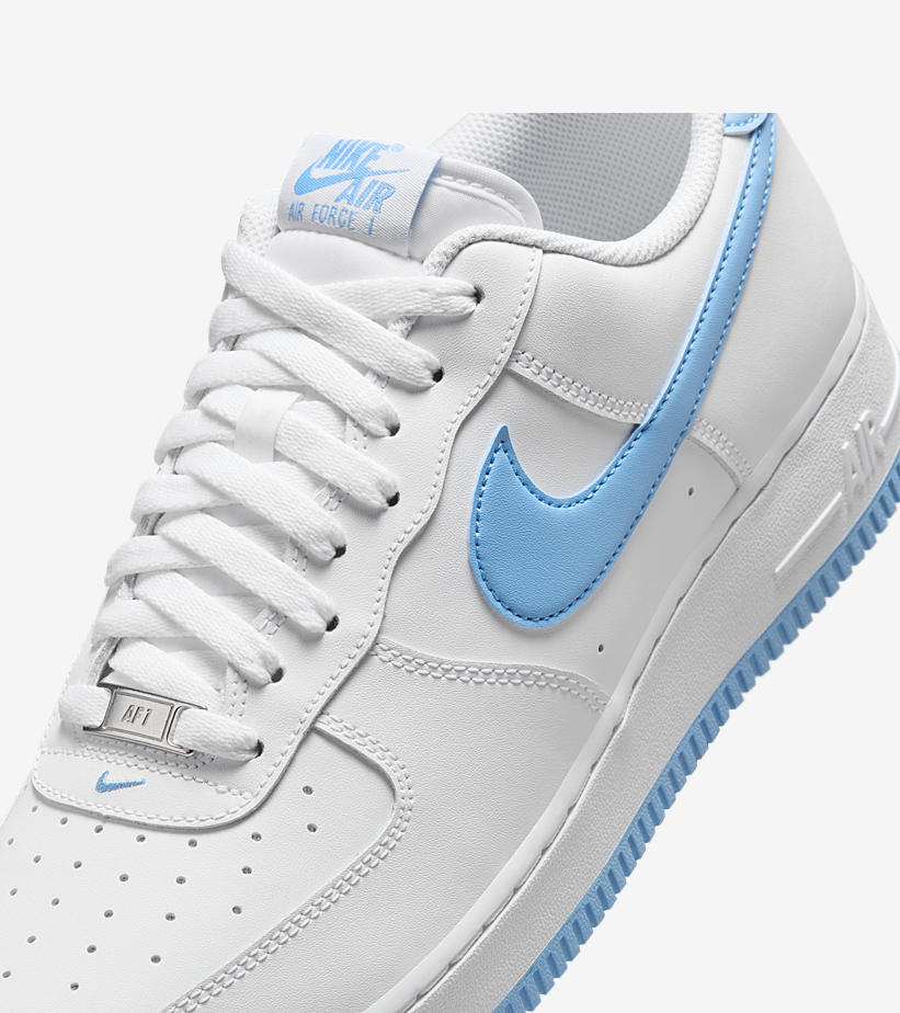 2023年 発売予定！ナイキ エア フォース 1 ロー “ホワイト/ユニバーシティブルー” (NIKE AIR FORCE 1 LOW “White/University Blue”) [FQ4296-100]