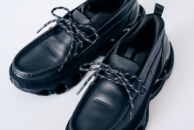 【国内 10/28 発売予定】「Mizuno/ミズノ」Wave Prophecyソールを搭載したレザーシューズ「Wave Prophecy Moc “Black”」(ウェーブ プロフェシー モック “ブラック”) [D1GD2306-01]