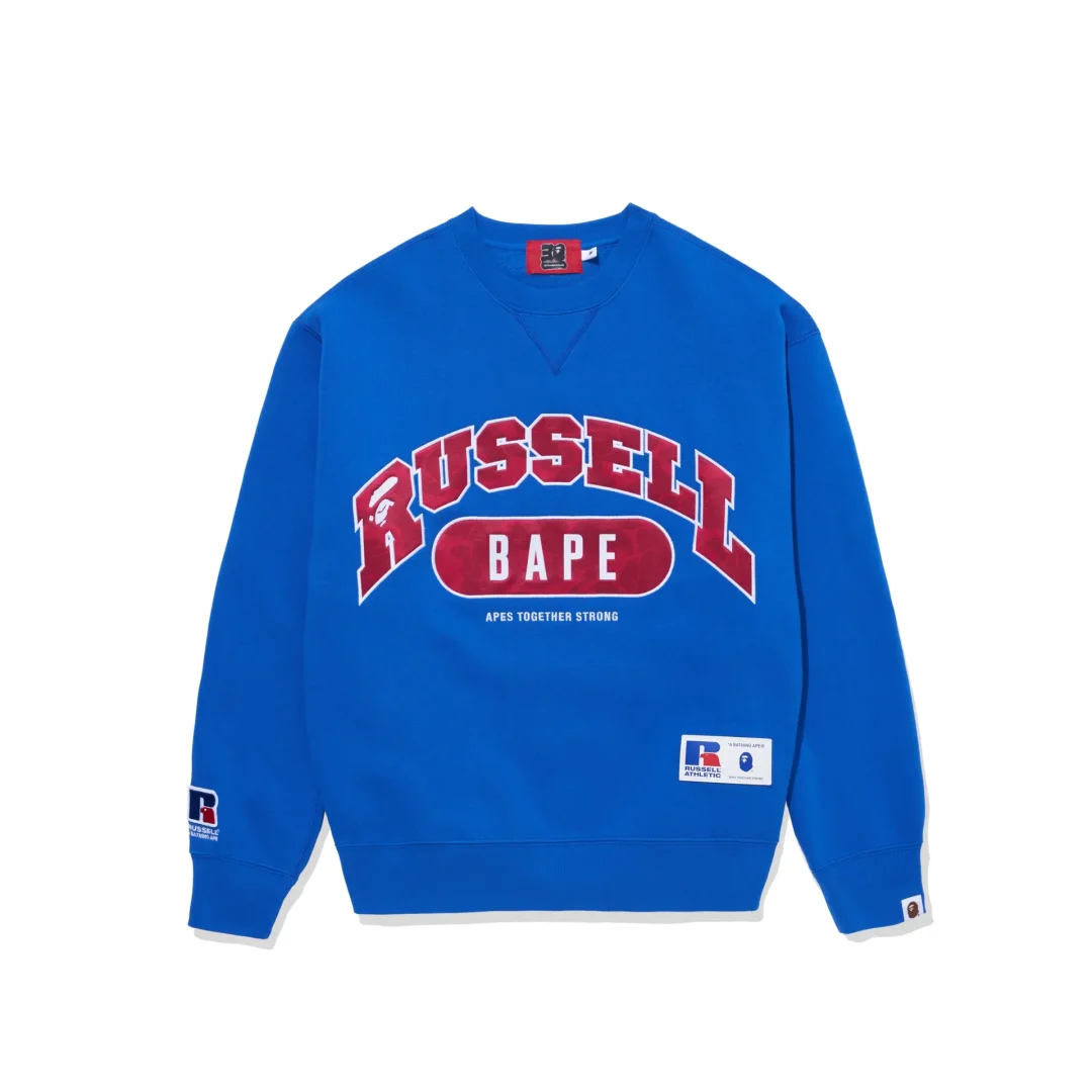 A BATHING APE × Russell Athletic コラボが10/28 発売 (ア ベイシング エイプ ラッセル・アスレチック)