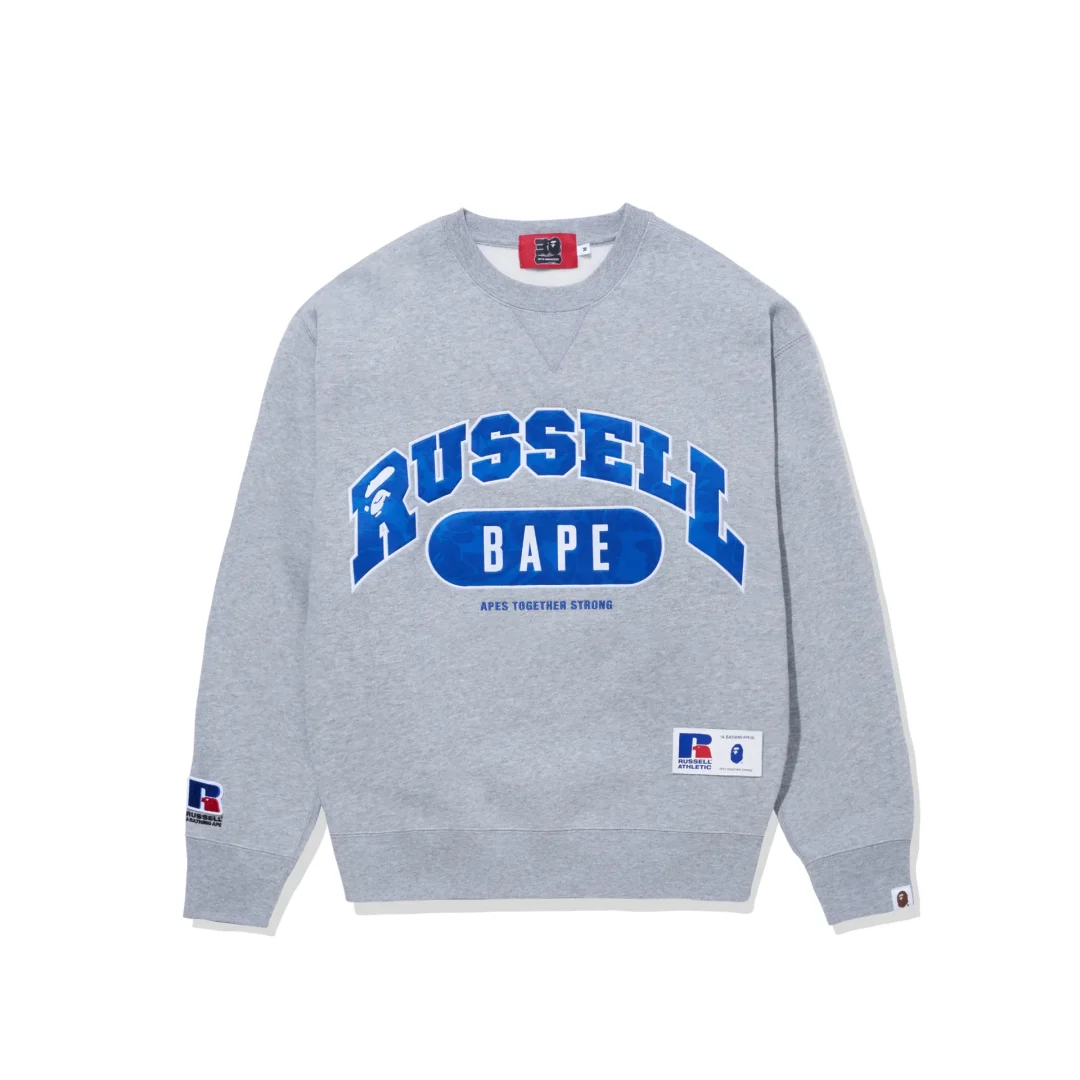 A BATHING APE × Russell Athletic コラボが10/28 発売 (ア ベイシング エイプ ラッセル・アスレチック)