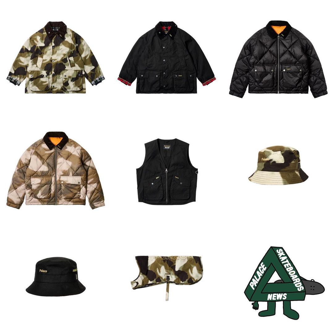 Palace Skateboards x Barbour 2023年 コラボレーションが10/28 発売予定 (パレス スケートボード バブアー)