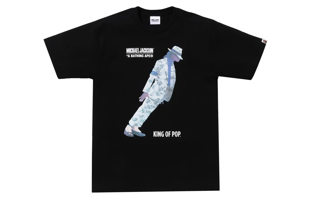 「キング・オブ・ポップ/マイケル・ジャクソン」× ア ベイシング エイプ コラボが10/28 発売 (A BATHING APE Michael Jackson)