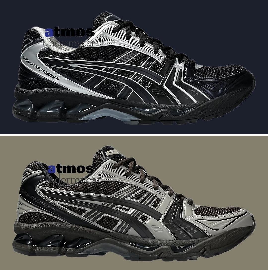 【国内 11/23、12/9 発売】atmos x ASICS GEL-KAYANO 14 x undermycar (アトモス アシックス ゲルカヤノ 14 アンダーマイカー) [1203A430.001/1203A430.200]