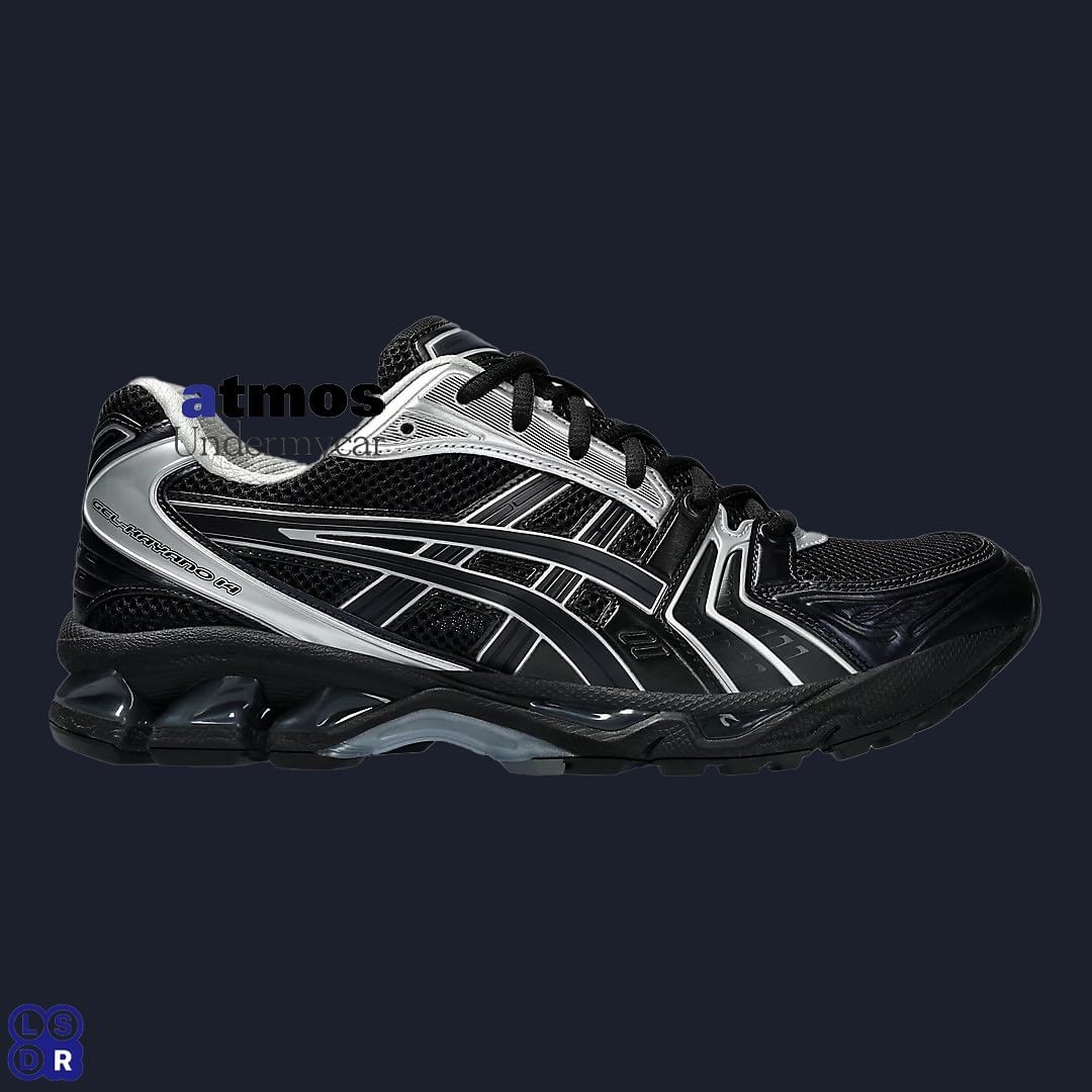 【国内 11/23、12/9 発売】atmos x ASICS GEL-KAYANO 14 x undermycar (アトモス アシックス ゲルカヤノ 14 アンダーマイカー) [1203A430.001/1203A430.200]