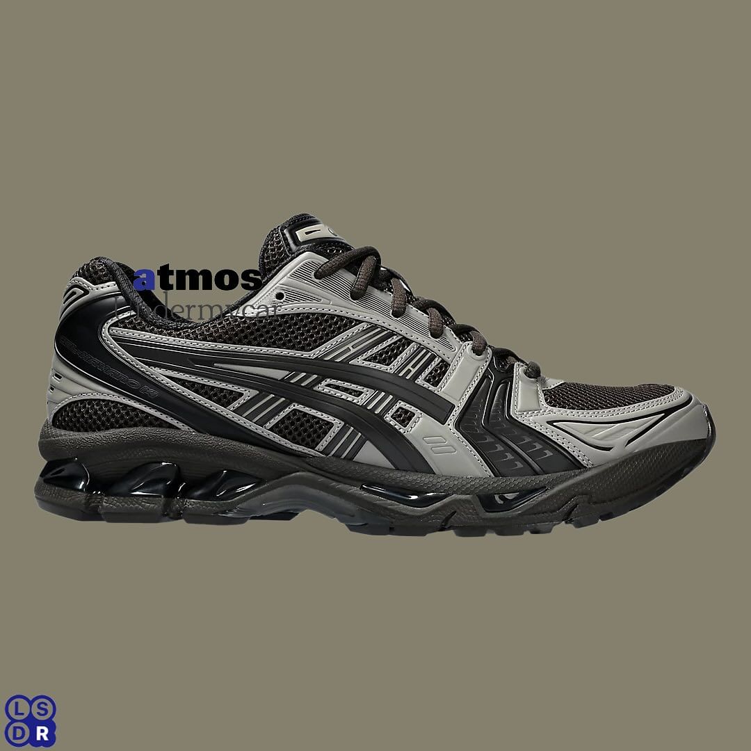 【国内 11/23、12/9 発売】atmos x ASICS GEL-KAYANO 14 x undermycar (アトモス アシックス ゲルカヤノ 14 アンダーマイカー) [1203A430.001/1203A430.200]