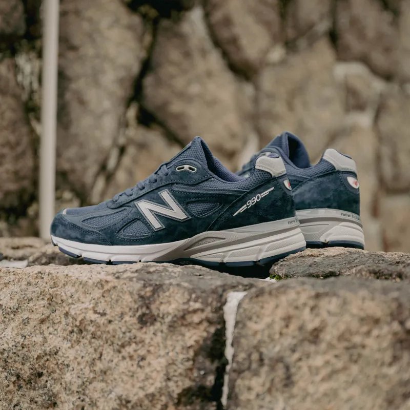 【2024年 4/26 発売】New Balance U990 NV4 “Navy/Silver” Made in USA (ニューバランス メイドインUSA) [U990NV4]