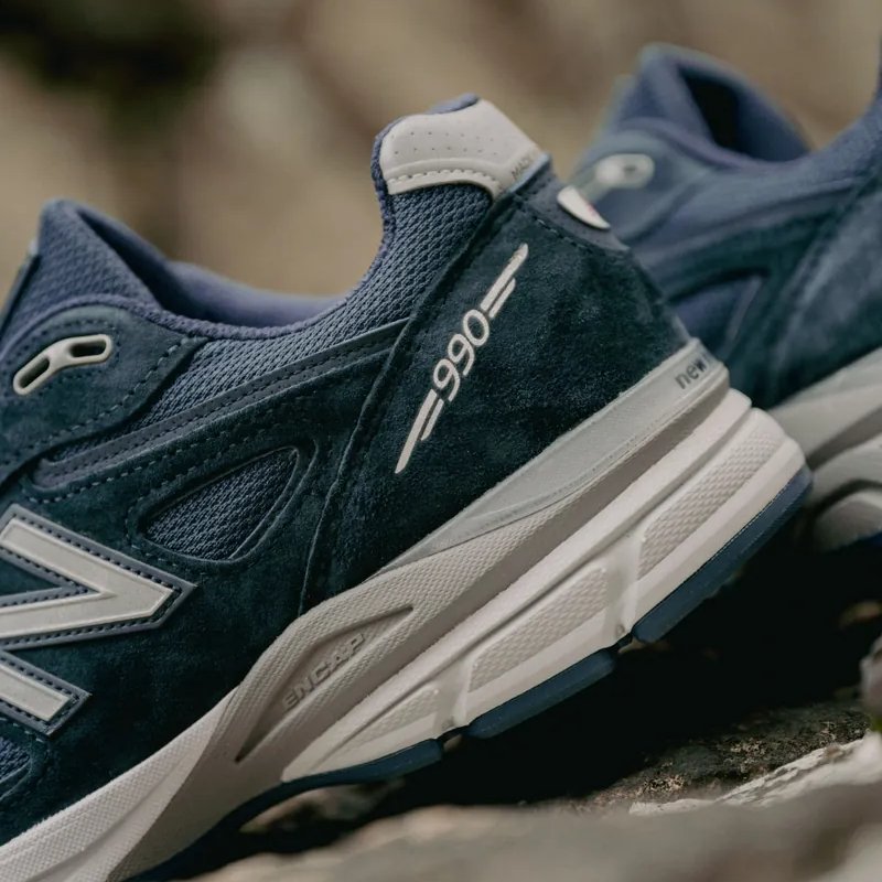 【2024年 4/26 発売】New Balance U990 NV4 “Navy/Silver” Made in USA (ニューバランス メイドインUSA) [U990NV4]