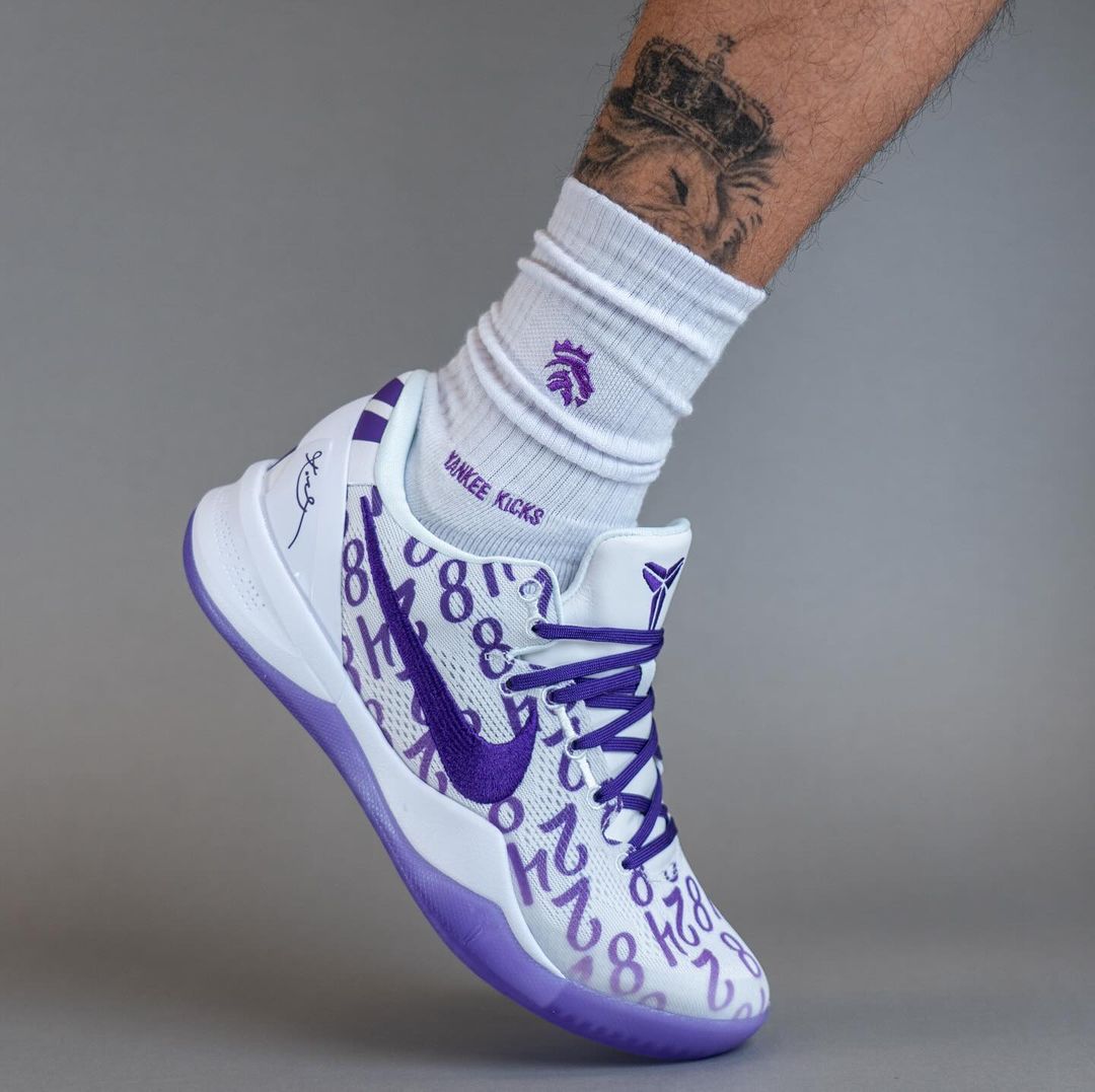 2024年 2/8 発売予定！ナイキ コービー 8 プロトロ “ホワイト/コートパープル” (NIKE KOBE 8 PROTRO “White/Court Purple”) [FQ3549-100]