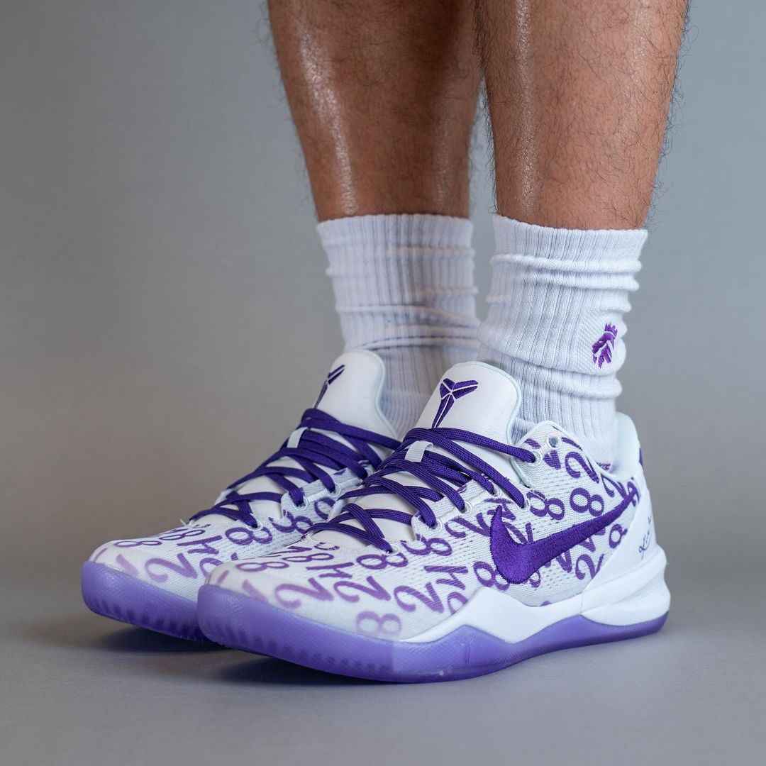 2024年 2/8 発売予定！ナイキ コービー 8 プロトロ “ホワイト/コートパープル” (NIKE KOBE 8 PROTRO “White/Court Purple”) [FQ3549-100]