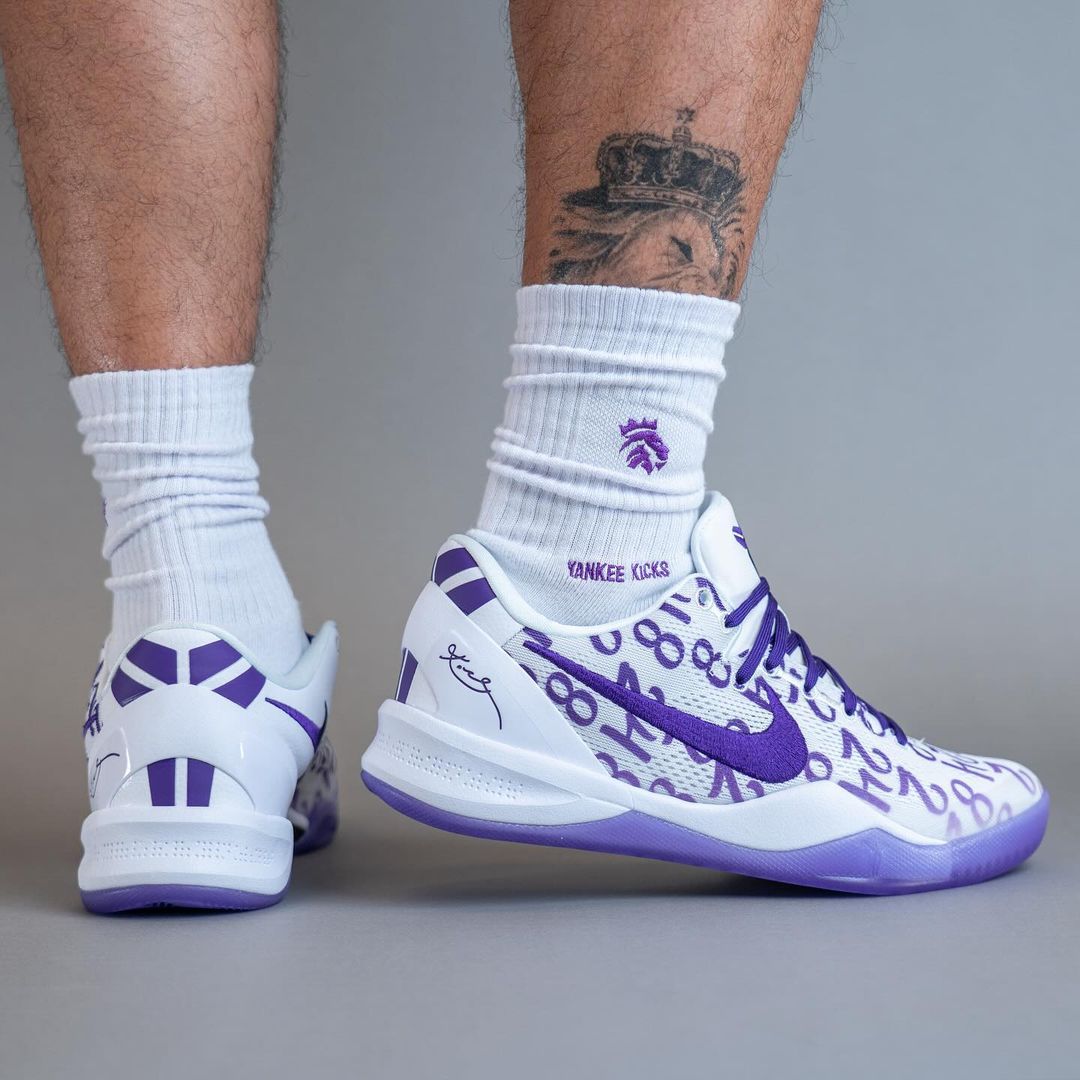 2024年 2/8 発売予定！ナイキ コービー 8 プロトロ “ホワイト/コートパープル” (NIKE KOBE 8 PROTRO “White/Court Purple”) [FQ3549-100]