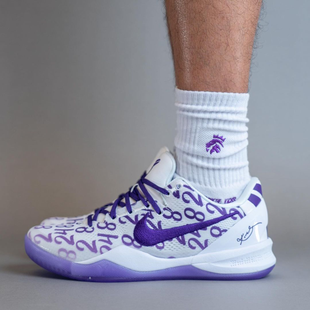 2024年 2/8 発売予定！ナイキ コービー 8 プロトロ “ホワイト/コートパープル” (NIKE KOBE 8 PROTRO “White/Court Purple”) [FQ3549-100]