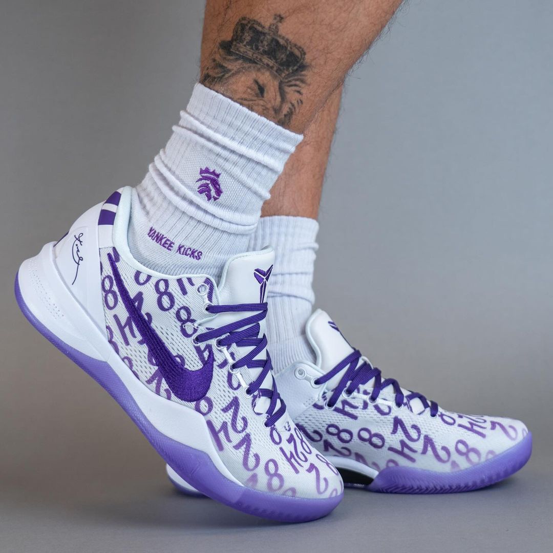 2024年 2/8 発売予定！ナイキ コービー 8 プロトロ “ホワイト/コートパープル” (NIKE KOBE 8 PROTRO “White/Court Purple”) [FQ3549-100]