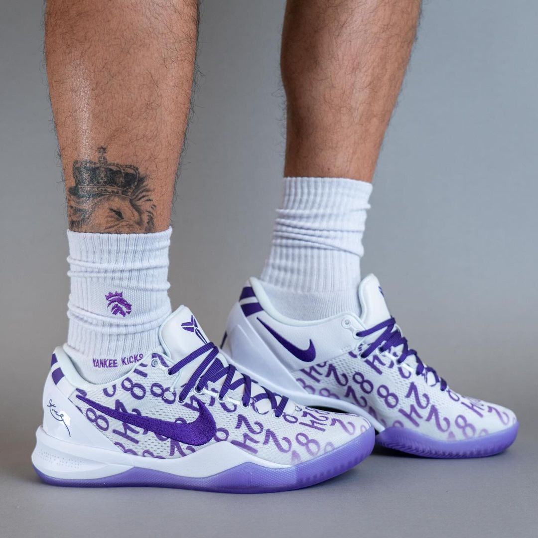 2024年 2/8 発売予定！ナイキ コービー 8 プロトロ “ホワイト/コートパープル” (NIKE KOBE 8 PROTRO “White/Court Purple”) [FQ3549-100]